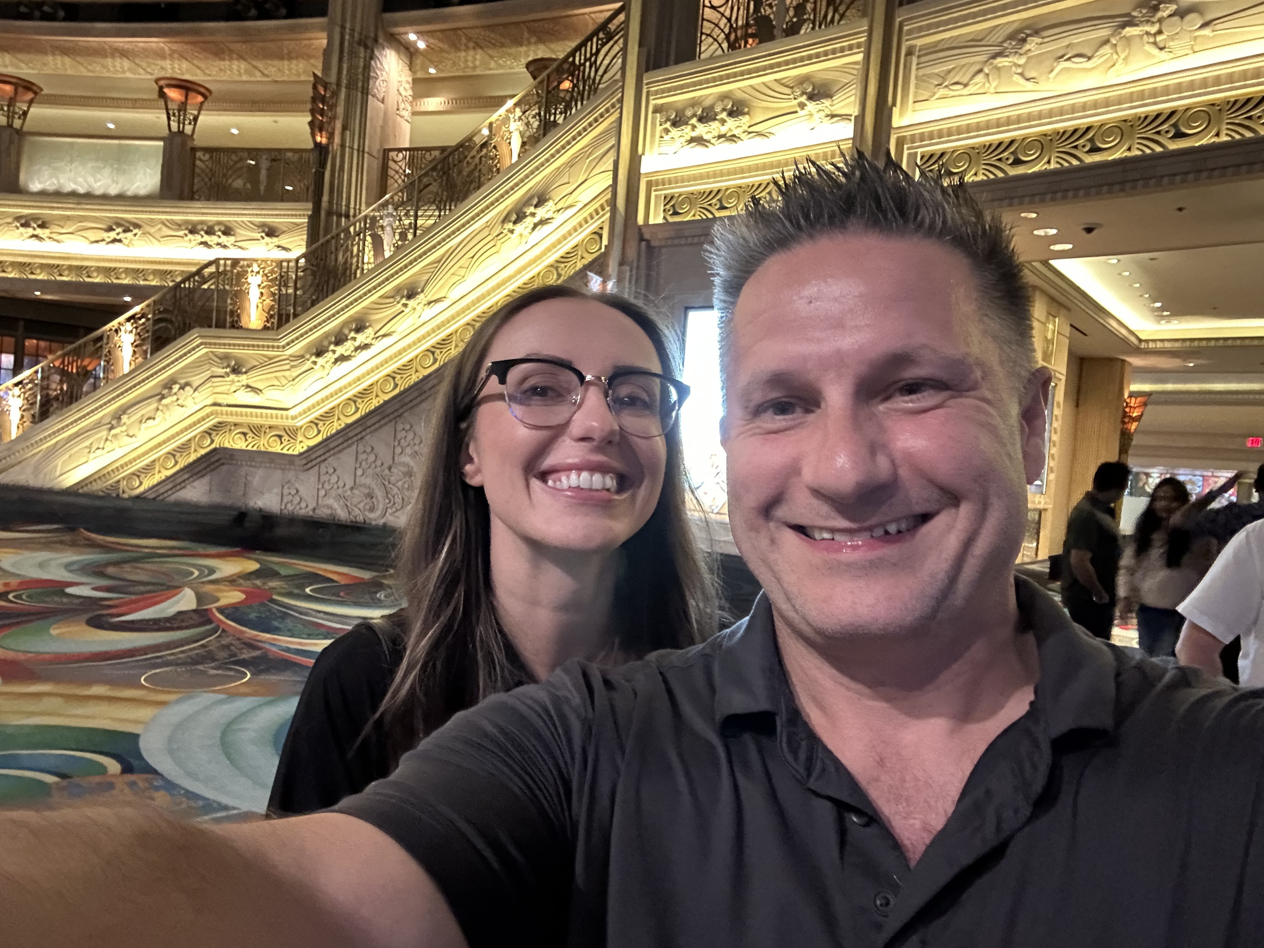 me and Carmen in Vegas