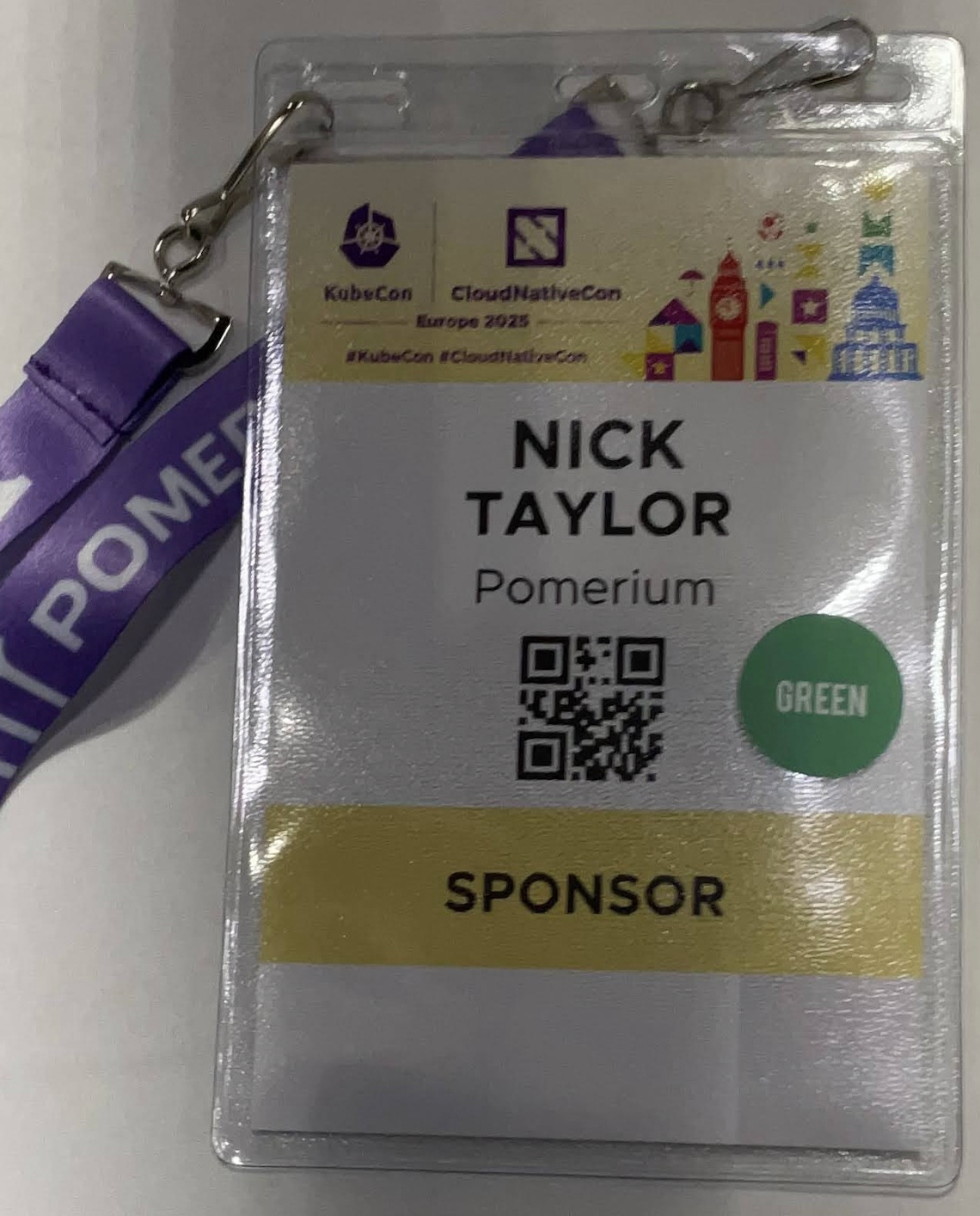 My KubeCon EU 2025 badge