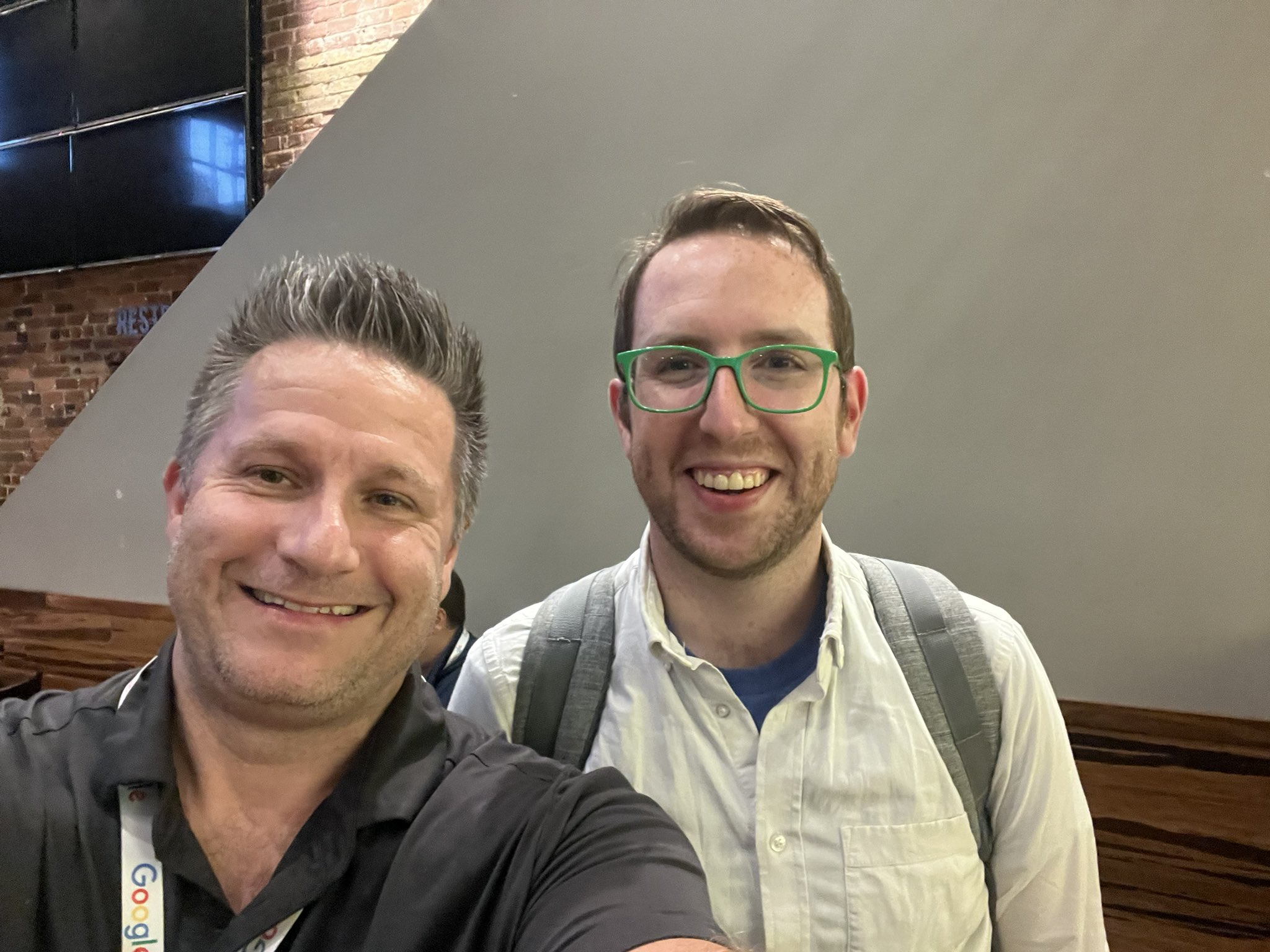 Me and Andrew McLean hanging at All Things Open